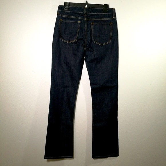 BANANA REPUBLIC Women’s Limited Edition Dark Wash Skinny Bootcut Jeans Size 28 - Picture 3 of 10